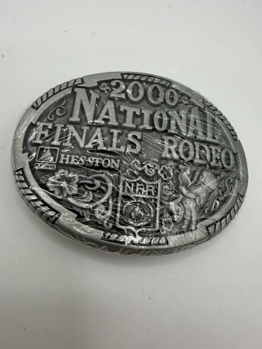 Vintage 2000 Hesston National Finals Junior Rodeo Belt Buckle